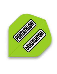 PENTATHLON Pentathlon Light Green Standard Dart Flights - 5 Sets