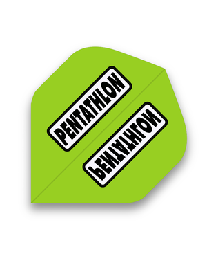 PENTATHLON Pentathlon Light Green Standard Dart Flights - 5 Sets