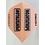 PENTATHLON Pentathlon HD150 Pink Standard 150 Micron Thick Dart Flights - 5 Sets