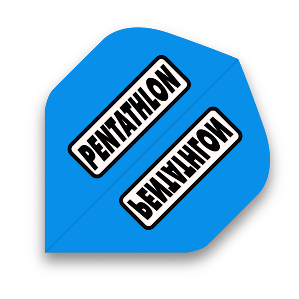 PENTATHLON Pentathlon Aqua Standard Dart Flights - 5 Sets