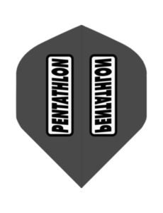 PENTATHLON Pentathlon Grey Standard Dart Flights - 5 Sets