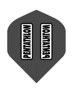 PENTATHLON Pentathlon Grey Standard Dart Flights - 5 Sets