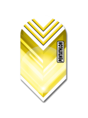 PENTATHLON Pentathlon Vizion V Yellow Slim Dart Flights - 5 Sets