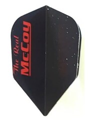McCoy Darts McCoy Xtra Strong Standard Black and Red The Real McCoy Dart Flights - 5 Sets