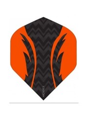 Archer Archers X Pro Black Orange Standard Dart Flights - 5 Sets