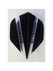 RUTHLESS Ruthless V Pro Black Standard Dart Flights - 5 Sets