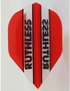 RUTHLESS Ruthless Red Standard Dart Flights - 5 Sets