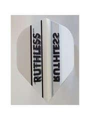 RUTHLESS Ruthless White Standard Dart Flights - 5 Sets