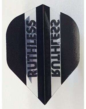 RUTHLESS Ruthless Black Standard Dart Flights - 5 Sets