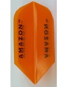 Amazon Amazon Transparent Orange Slim Dart Flights - 5 Sets