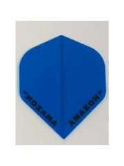 Amazon Amazon Transparent Blue Standard Dart Flights - 5 Sets