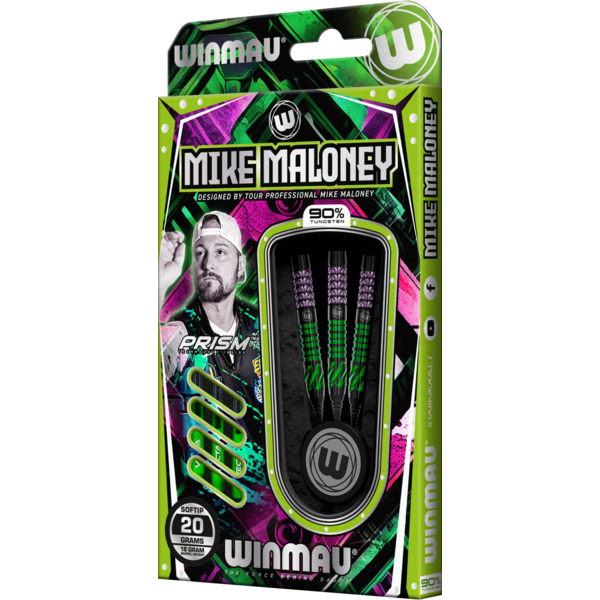 Winmau Darts Winmau Mike Maloney 20g Soft Tip Darts