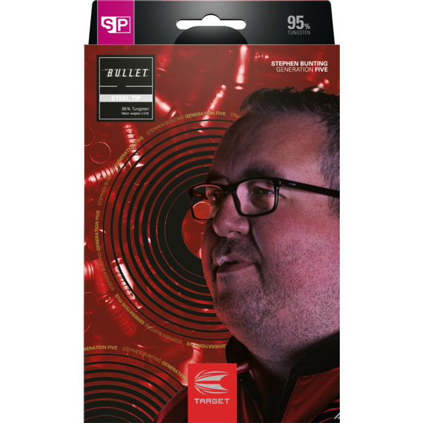 Target Darts Target Stephen Bunting Gen 5 95% SP Steel Tip Darts