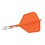 CueSoul Cuesoul ROST T19 Carbon Integrated Dart Shaft and Flight Big Wing Orange Flight with White Carbon Rod