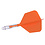 CueSoul Cuesoul ROST T19 Carbon Integrated Dart Shaft and Flight Big Wing Orange Flight with White Carbon Rod