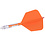 CueSoul Cuesoul ROST T19 Carbon Integrated Dart Shaft and Flight Big Wing Orange Flight with White Carbon Rod
