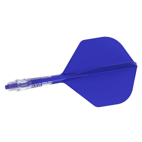 CueSoul Cuesoul ROST T19 Carbon Integrated Dart Shaft and Flight Big Wing Dark Blue Flight with Blue Carbon Rod