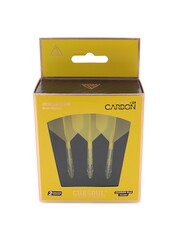 CueSoul Cuesoul ROST T19 Carbon Integrated Dart Shaft and Flight Big Wing Yellow Flight with Yellow Carbon Rod