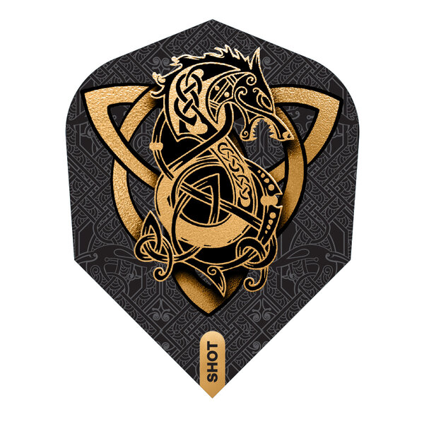 SHOT DARTS Shot Viking Wolf Small Standard Dart Flights