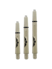 SHOT DARTS Shot Eagle Claw Clear Black With Rings Dart Shafts
