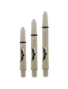 SHOT DARTS Shot Eagle Claw Clear Black With Rings Dart Shafts