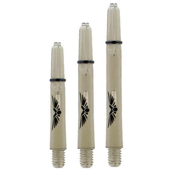 SHOT DARTS Shot Eagle Claw Clear Black With Rings Dart Shafts