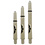 SHOT DARTS Shot Eagle Claw Clear Black With Rings Dart Shafts