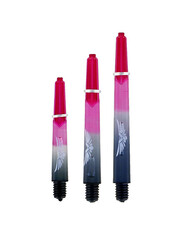 SHOT DARTS Shot Eagle Claw Black Red Two Tone With Rings Dart Shafts