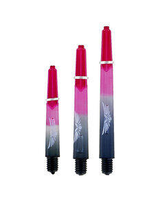 SHOT DARTS Shot Eagle Claw Black Red Two Tone With Rings Dart Shafts