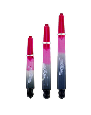 SHOT DARTS Shot Eagle Claw Black Red Two Tone With Rings Dart Shafts