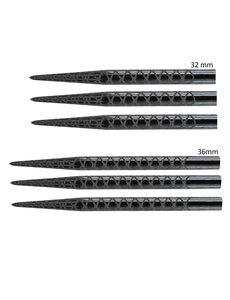 Target Darts Target Diamond Cut Replacement Steel Tip Points Black 36mm