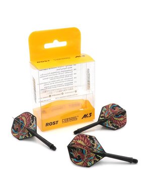 CueSoul CueSoul AK5 Vermilion Bird Mythological Standard Medium Dart Flights