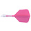 CueSoul Cuesoul ROST T19 Carbon Integrated Dart Shaft and Flight Big Wing Pink Flight with White Carbon Rod