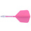 CueSoul Cuesoul ROST T19 Carbon Integrated Dart Shaft and Flight Big Wing Pink Flight with White Carbon Rod