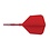 CueSoul Cuesoul ROST T19 Carbon Integrated Dart Shaft and Flight Big Wing Rose Red Flight with Red Carbon Rod