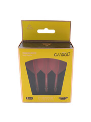 CueSoul Cuesoul ROST T19 Carbon Integrated Dart Shaft and Flight Big Wing Rose Red Flight with Red Carbon Rod