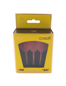 CueSoul Cuesoul ROST T19 Carbon Integrated Dart Shaft and Flight Big Wing Rose Red Flight with Red Carbon Rod