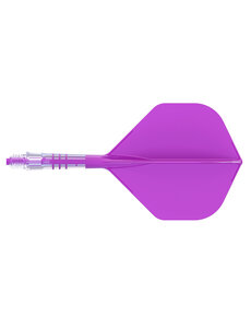 CueSoul Cuesoul ROST T19 Carbon Integrated Dart Shaft and Flight Big Standard Wing Purple Flight with Purple Carbon Rod