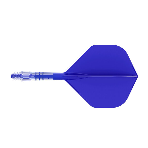 CueSoul Cuesoul ROST T19 Carbon Integrated Dart Shaft and Flight Big Standard Wing Royal Blue Flight with Royal Blue Carbon Rod