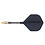 CueSoul Cuesoul ROST T19 Carbon Integrated Dart Shaft and Flight Small Standard Wing Black Flight with Yellow Carbon Rod