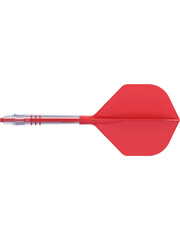 CueSoul Cuesoul ROST T19 Carbon Integrated Dart Shaft and Flight Small Standard Wing Red Flight with Red Carbon Rod