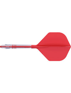 CueSoul Cuesoul ROST T19 Carbon Integrated Dart Shaft and Flight Small Standard Wing Red Flight with Red Carbon Rod