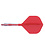 CueSoul Cuesoul ROST T19 Carbon Integrated Dart Shaft and Flight Small Standard Wing Red Flight with Red Carbon Rod