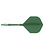 CueSoul Cuesoul ROST T19 Carbon Integrated Dart Shaft and Flight Small Standard Wing Green Flight with Green Carbon Rod