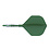 CueSoul Cuesoul ROST T19 Carbon Integrated Dart Shaft and Flight Small Standard Wing Green Flight with Green Carbon Rod