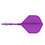 CueSoul Cuesoul ROST T19 Carbon Integrated Dart Shaft and Flight Small Standard Wing Purple Flight with Purple Carbon Rod