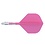 CueSoul Cuesoul ROST T19 Carbon Integrated Dart Shaft and Flight Small Standard Wing Pink Flight with White Carbon Rod