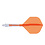 CueSoul Cuesoul ROST T19 Carbon Integrated Dart Shaft and Flight Small Standard Wing Orange Flight with White Carbon Rod