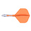 CueSoul Cuesoul ROST T19 Carbon Integrated Dart Shaft and Flight Small Standard Wing Orange Flight with White Carbon Rod