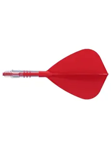 CueSoul Cuesoul ROST T19 Carbon Integrated Dart Shaft and Flight Kite Red Flight with Red Carbon Rod